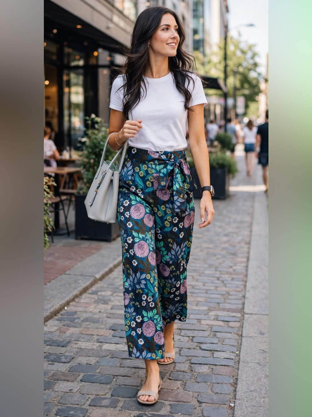 NWT J.Crew Abigail Borg silk wide leg pants - Picture 2 of 10